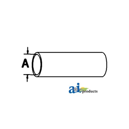 A & I Products Radiator Hose, Upper 6" x2" x2" A-K200730